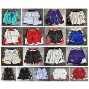 Gla Top Quality 1 2019 Team Basketball Shorts Men's Shorts pantaloncini da basket Sport Shorts College Pants White Black Red Green