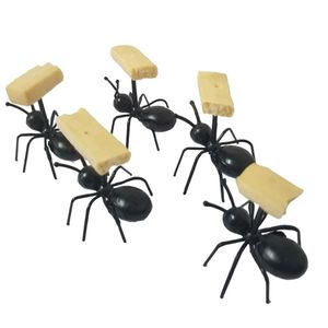 12pcs/Box Creative Ants Food Fruit Picks Dinnerware decoration Ant Shape Forks Snack Cake Dessert Tableware for Home Kitchen Party Dinner Fruit Pick