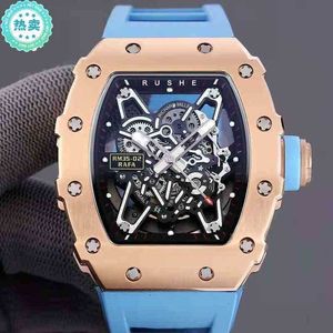 الساعات مصمم ساعة Wristwatch Menics الفاخرة ميكانيكا مشاهدة Richa Milles Wristwatch Men Mechanical Mostmatic Mostution Wine Bar TDJ0