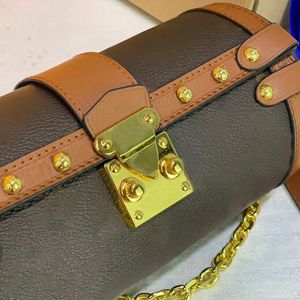 M57835 роскошные дизайнерские женские классические брендовые сумки на ремне, кожаные сумки на поясе, длинная круглая женская модная сумка через плечо особого стиля
