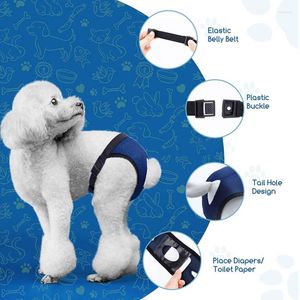 Dog Apparel Pet Menstruation Briefs Female Diapers Sanitary Underwear Washable Physiological Panties For Puppy Small Middle Large