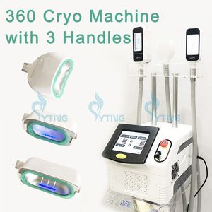360 Vakuum-Kryolipolyse-Maschine, Körperschlankheitsmaschine, Fettgefrieren für Kinn, Kryotherapie, Schönheitsausrüstung, Cellulite-Reduzierung, Gewichtsverlust, 3 Griffe