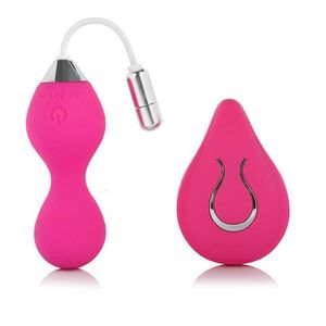 Секс -привлекательность массажер USB заряженные шарики Kegel Wegina vagina ряд упражнений Скорость упражнения Дистанционное управление беспроводной вибрационной вибрационной вагинальной вибраторной вибратор