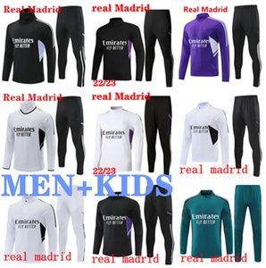 Wholesale 2022 2023 Madrids TRACKSUIT set TRAINING suit 22 23 men and kids football jacket chandal futbol survetement