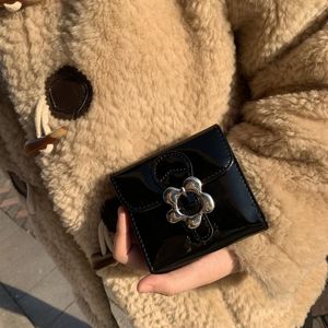 Pl￥nb￶cker s￶ta kvinnor handv￤ska pu ljus l￤der design pl￥nbok s￶ta damer mini purses vintage stil kvinnlig kort kortv￤ska