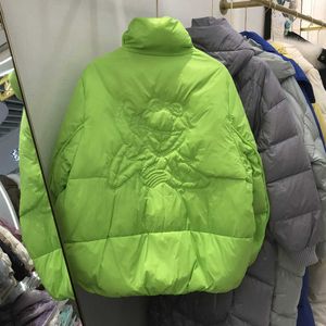 Women's Down & Parkas winter version loose style down jacket women's short stand collar bread Comi frog white duck