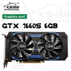 Graphics Cards Original NVIDIA GeForce GTX 1660 SUPER Card 1660S 6G GDDR6 192Bit Video With DVI DP Support Game & Mining