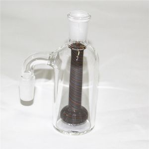 Catchers de cinzas Hookahs 14mm 45 graus Matriz de 90 graus PERC Glass ASHCACTER BUBBER PARA O PIPE DE ÁGUA DAB RIG