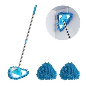 MOPS Triangle Lazy Cleaning Drivable Chenille Dust Sweeping Wall Takplattor Hushållsglasfönstergolv 220927