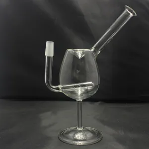 Стеклянный кальян Goblet Design Dab Rig со встроенным перком и 14-миллиметровой мужской трубкой для курения