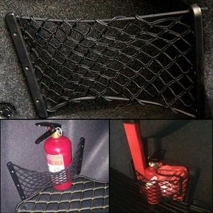 Organizador de carros Nylon Storage Mesh traseiro lado 35 18,5 cm Extintor de incêndio elástico de carga