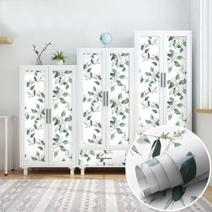 Papiers peints Home Decor Vinyle auto-adhésif Green LeafContact for Walls Living Room Bedroom 220927