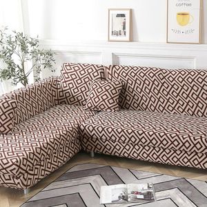 Chair Covers Elastic Sofa Cover For Living Room Stretch Couch L-shape Corner Sectional Furniture Protector 1/2/3/4-seater