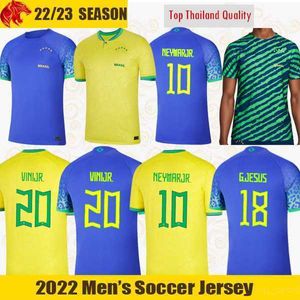 Puchar Świata 2022-23 koszulka piłkarska Camiseta de Futbol Bruno G. 2022 Brazils Raphinha Coutinho Football Shirt Jesus Vini Jr. Pele Casemiro 2023 Brasil