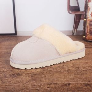 designer wool Slippers winter Booties slides snow Moccasins Scuffs Plush Rubber Indoor classic non slip mens women sports sneakers trai
