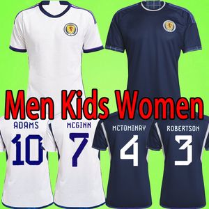 2022 Ecosse Soccer Jerseys Men Women Kid Kid Kit Tierney Robertson McTominay McGregor Dykes Adams Football Team National Christie Armstrong Uniforme