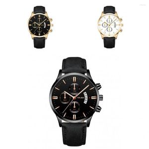 Wristwatches Chronograph Watch Great Well Fitted Ornamental Analog Quartz Men For Home Wristwatch