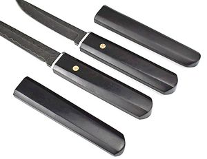 Fabrikpreis C9273 ￜberlebensgerichtes Messer VG10 Damaskus Stahlklinge Ebony mit Stahlkopfgriff feste Klingen Jagdmesser einschlie￟lich Holzscheide