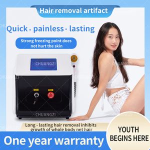 Depilador a laser de diodo permanente portátil, 2000w, máquina de remoção de pelos, 808nm, para mulheres, 2024, corpo indolor de rejuvenescimento da pele
