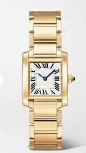 U1 Erstklassige AAA-Uhren für Männer und Frauen mit Diamant-Lünette, heiße neue Tank-Serie, Top-Mode, lässig, 32 mm, 27 mm, 24 mm, echtes Leder, Quarz, ultradünne Damen-Armbanduhren in Gold