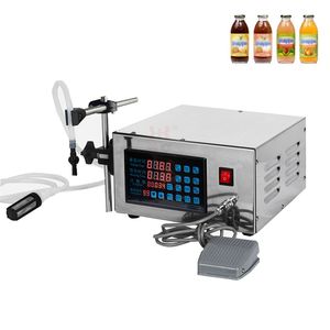 Máquina de enchimento de líquido com controle digital, bebida de água, perfume, suco, leite, garrafa pequena, máquina de embalagem de bomba de diafragma