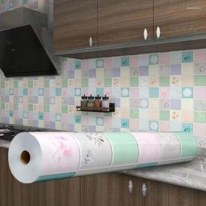 Window Stickers Multi -purpose Home Decor Films Kitchen Cabinets High Temperature Wall Sticker Self-adhesive Foil Waterproof Wallpapers