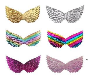 Angel Wings Dekor Gökkuşağı Renkleri Melekler Çocuk Performansı Cosplay Party Props Unicorn Wings Çocuklar İçin Meclis Dekorasyon JNB15798