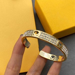Top projektant bransoletka dla kobiet męskie bransoletki klasyczna marka biżuteria złota bransoletka diamentowe bransoletki F bransoletka prezenty świąteczne 2209273