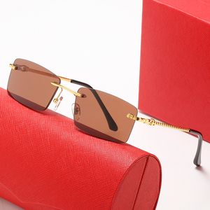 Erkek tasarımcı güneş gözlüğü erkekler gözlük carti altın gözlükler lunette metal kenevir halat bacaklar gafas de sol orijinal kutu gözlük sunglass