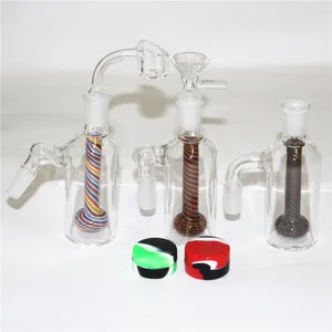 Glass Bong Hookahs Ash Catcher 45 degrees 90 degrees ashcatcherウォーターパイプバブラー