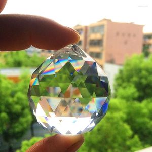 Chandelier Crystal Clear 40mm Faceted Glass Ball Prism Parts Hanging Pendant Lighting