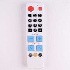Zdalne sterowniki duże przyciski Naucz się kontroli dla telewizora DVD STB DVB Box łatwy użycie starych ludzi zdalny kontroler z podświetleniem