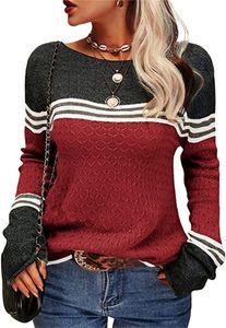 여자 티셔츠 여성 캐주얼 터틀넥 니크 긴 슬리브 스웨터 케이블 니트 풀오버 솔리드 슬림 핏 스웨터 탑