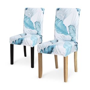 Chair Ers Pattern Stretch For Dining Room Set Of 2 Printed Stretchable Sliper Washable Removable Kitchen El Restaurant Cere Bdesports Amuiu