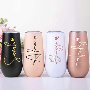 Fast ship 10oz Wine Tumbler Stemless Egg tumbler Coffee Cup Insulated Vacuum Stainless Steel Egg Shaped Champagne Tumblers with lid