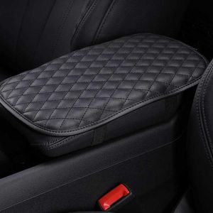 New PU Leather Armrest Mat Box Cover Auto Central Arm Rest Covers Protection Pad Motor Car Interior Decoration Cushion Accessories
