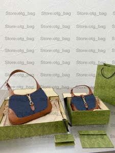 Classi Mini Jackie 1961 Hobo Denim Torba Kobiety Luksusy Projektanci Torby na ramię Tote Crossbody Pod pachami Torebka damska Patchwork Torebka 678843 636706 636712 636709 20