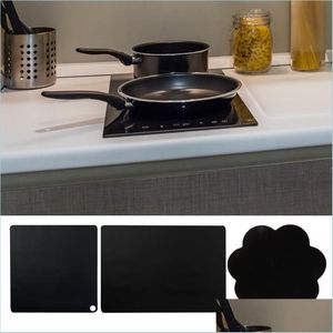 Mattor Pads Electric Induction Hob Protector Mat Anti-halk Sile Cooktop Scratch Er Heat Ins￤ker CANDING CANDID DROP LEVERANS 2021 HOM DH5FE