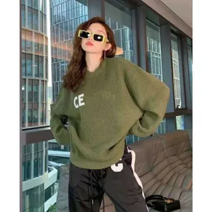 Designer Women Classic Chest Letter Sweater Fashion Casual Autumn Winter Hoodie Pullove Womens Crew Neck Sweaters