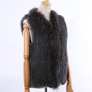 Mulher Fur Faux Suplev STTDIO Genuine Rabbit Knit