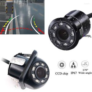 Car Rear View Cameras Cameras& Parking Sensors 18.5mm 20 Mm LED Intelligent Dynamic Trajectory Tracks Vehicle Camera HD Reverse Auto