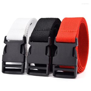 Belts Designer Plastic Buckle Jeans And Overalls Adorn The Girdle Casual Cloth Belt For Woman Black White Red Teenagers Strap