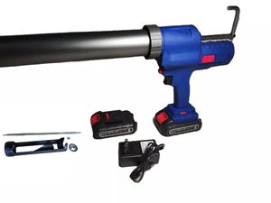 Jiaoshifu Dual Use Cordless Caulking Lim Gun 21V 600 ml Uppladdningsbara patroner och korvpaket caulkpistol