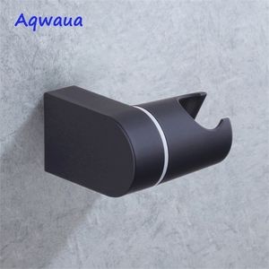 Other Faucets Showers Accs Aqwaua Shower Head Holder Bracket Stand 2 Position For Bathroom Use Standard Size Bath Accessories Matt Black ABS Plastic 220927