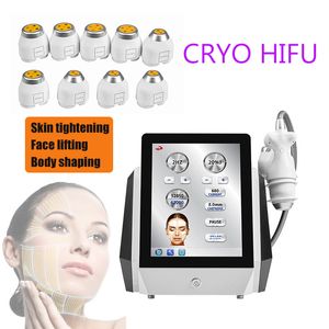 Cool frysta HIFU Wrinkle Removal Face Lifting Machine 62000 Shots HIFU Beauty Equipment Användarhandbok CE godkänd