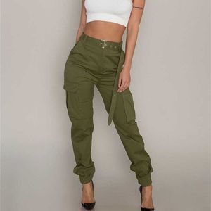 Spodnie damskie Capris Fashion Woman Pant Casual Capris Cargo spodnie damskie ubrania Pantnes Mujer spodnie dresowe spodnie damskie dół Jogger bez paska T220926