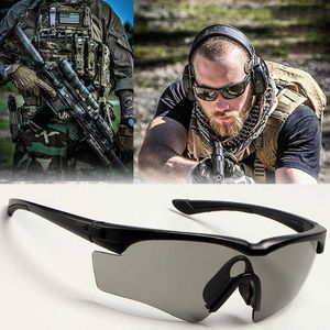 Наружные очки на открытом воздухе военные тактические охотничьи очки стреляют в очки велосипедные защиты UV400 CS Game Paintball Поклонники T220926