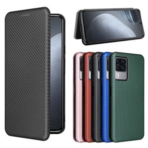 Carbon Fiber Cases For Cubot X50 X30 C30 Note 7 Case Magnetic Flip Book Stand Card Wallet Leather Cover