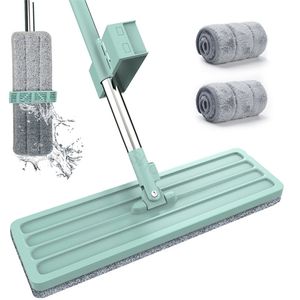 MOPS Flat Free Hand Washing Magic Cleaner Self-Wring Mop Squeeze Hushåll Automatisk dehydrering Teleskopverktyg för hem 220927