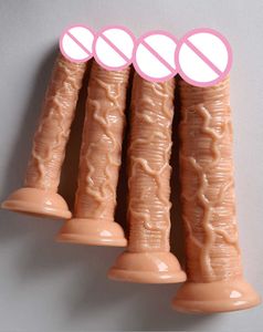 Vibratrice masseur super doux gode réaliste du pénis en silicone avec des femmes surestaux masturbation lesbain anal sex toys for adultes